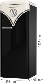 Холодильник Gorenje OBRB615DBK 1-нокамерн. черный мат. инвертер от магазина РЭССИ