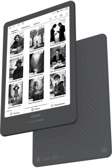 Электронная книга Digma A8 7.8" E-Ink Carta 1873x1404 Touch Screen 1.8Ghz 3072/32Gb/SD/microSDHC/подсветка дисплея темно-серый от магазина РЭССИ