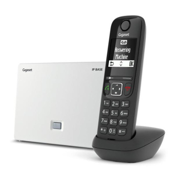 Телефон IP Gigaset AS690IP BASE RUS черный (S30852-H3124-R101) от магазина РЭССИ