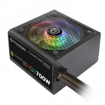 Блок питания Thermaltake ATX 700W Toughpower GX1 RGB 80+ gold (24+4+4pin) APFC 120mm fan color LED 8xSATA RTL от магазина РЭССИ