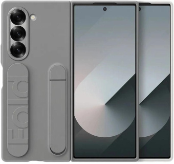 Чехол (клип-кейс) Samsung для Samsung Galaxy Z Fold6 Silicone Case Silicone Case Fold 6 (F956) серый (EF-MF956TJEGRU) от магазина РЭССИ