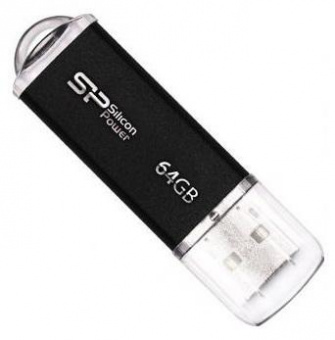 Флеш Диск Silicon Power 64Gb Ultima II-I Series SP064GBUF2M01V1K USB2.0 черный от магазина РЭССИ