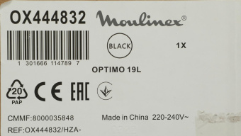 Мини-печь Moulinex OX444832 19л. 1380Вт черный от магазина РЭССИ