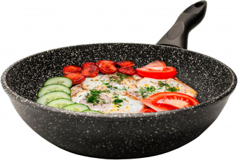 Сковорода Starwind Chef SW-CH3022 круглая 22см покрытие: Quantum2 ручка несъемная (без крышки) черный от магазина РЭССИ