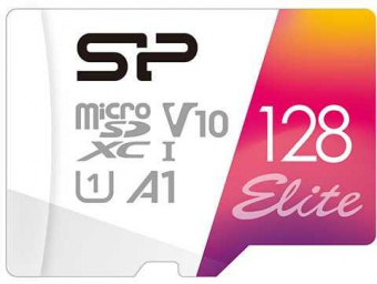 Флеш карта microSDXC 128Gb Class10 Silicon Power SP128GBSTXBV1V20SP Elite + adapter от магазина РЭССИ