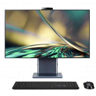 Моноблок Acer Aspire S27-1755 27" WQHD i7 1260P (1.5) 16Gb SSD512Gb Iris Xe CR noOS GbitEth WiFi BT 135W клавиатура мышь Cam серый 2560x1440.27 от магазина РЭССИ