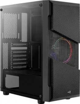 Корпус Aerocool Menace Saturn FRGB-G-BK-v1 черный без БП ATX 7x120mm 2x140mm 2xUSB3.0 audio bott PSU от магазина РЭССИ