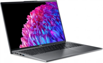 Ноутбук Acer Swift Go 16 SFG16-72-790F Core Ultra 7 155H 16Gb SSD1Tb Intel Arc 16" IPS WQXGA (2560x1600) Windows 11 Home metall WiFi BT Cam (NX.KUBCD.001) от магазина РЭССИ