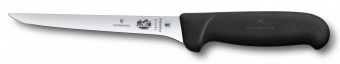Нож кухонный Victorinox Fibrox (5.6413.15) стальной обвалочный лезв.150мм прямая заточка черный от магазина РЭССИ