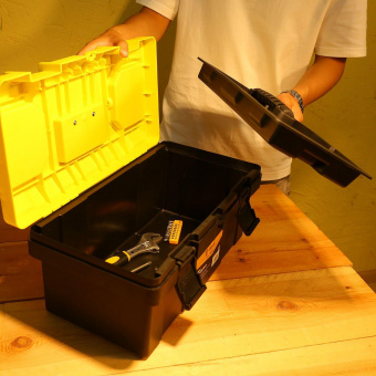 Ящик для инстр. Deko DKTB28 1отд. 6карм. желтый/черный (065-0833) от магазина РЭССИ