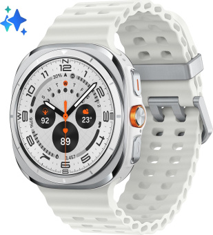 Смарт-часы Samsung Galaxy Watch Ultra LTE 47мм 1.5" AMOLED корп.белый рем.белый (SM-L705FZWACAU) от магазина РЭССИ