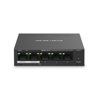 Коммутатор Mercusys MS105GP 5G 4PoE+ 65W неуправляемый от магазина РЭССИ