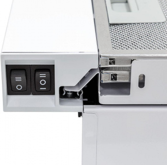 Вытяжка встраиваемая Krona Kamilla 600 WOOD белый управление: кнопочное (2 мотора) от магазина РЭССИ