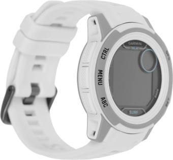 Смарт-часы Garmin Instinct 2s Solar 40мм 1.2" AMOLED корп.черный/белый рем.белый (010-02564-03) от магазина РЭССИ