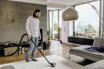 Строительный пылесос Karcher WD 2 Plus V-12/6/18/C 1000Вт (уборка: сухая/влажная) желтый от магазина РЭССИ