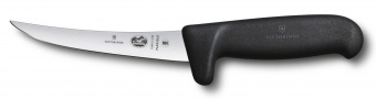 Нож кухонный Victorinox Fibrox (5.6613.12M) стальной обвалочный лезв.120мм прямая заточка черный от магазина РЭССИ