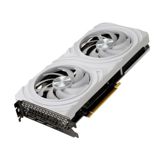 Видеокарта Palit PCI-E 4.0 RTX4070 DUAL WHITE OC NVIDIA GeForce RTX 4070 12Gb 192bit GDDR6 1920/20000 HDMIx1 DPx3 HDCP Ret от магазина РЭССИ