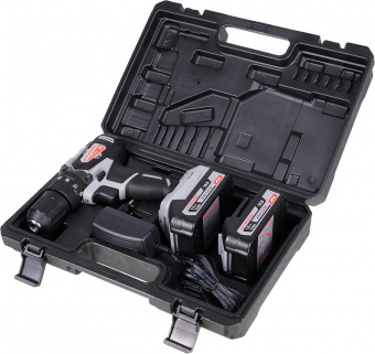 Дрель-шуруповерт Интерскол ДАУ-13/18ВК аккум. патрон:быстрозажимной (кейс в комплекте) (573.1.2.70) от магазина РЭССИ