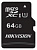 Флеш карта microSDXC 64Gb Class10 Hikvision HS-TF-C1(STD)/64G/Adapter + adapter от магазина РЭССИ