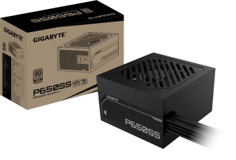 Блок питания Gigabyte ATX 650W GP-P650SS 80+ silver (20+4pin) APFC 120mm fan 5xSATA RTL от магазина РЭССИ