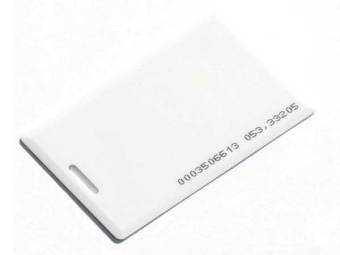 Карта Mifare Clamshell с прорезью, c печатью ID   номера от магазина РЭССИ