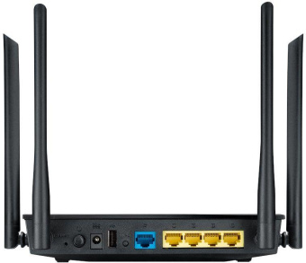 Роутер беспроводной Asus RT-AC1200 V2 (RT-AC1200) AC1200 10/100BASE-TX черный от магазина РЭССИ