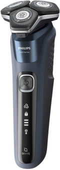 Бритва роторная Philips S5885/35 реж.эл.:3 питан.:аккум. синий/черный от магазина РЭССИ