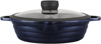 Сотейник Rondell Royal Blue RDA-1547 d=28см (с крышкой) синий от магазина РЭССИ