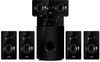 Колонки Sven HT-210 5.1 черный 125Вт от магазина РЭССИ