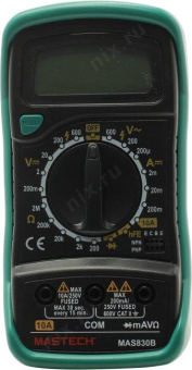 Цифровой мультиметр Mastech MAS830B 13-2010 от магазина РЭССИ