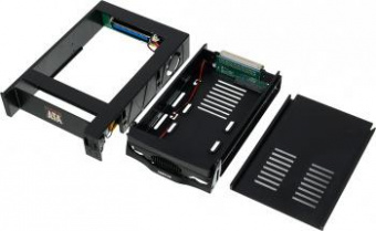 Сменный бокс для HDD AgeStar SR3P-SW-2F SATA SATA пластик черный hotswap 3.5" от магазина РЭССИ
