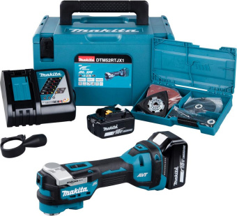 Многофункциональный инструмент Makita DTM52RTJX1 синий/черный от магазина РЭССИ
