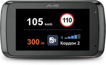 Видеорегистратор с радар-детектором Mio MiVue i85 ГЛОНАСС черный от магазина РЭССИ