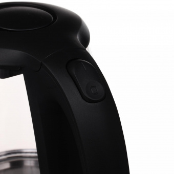 Чайник электрический Hyundai HYK-G1001 1.7л. 2200Вт черный (корпус: стекло) от магазина РЭССИ