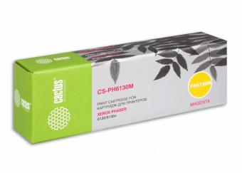 Картридж лазерный Cactus CS-PH6130M 106R01283 пурпурный (1900стр.) для Xerox Phaser 6130/6130n от магазина РЭССИ