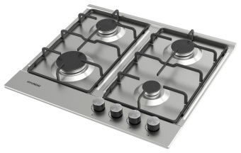 Газовая варочная поверхность Hyundai HHG 6432 IX нержавеющая сталь от магазина РЭССИ