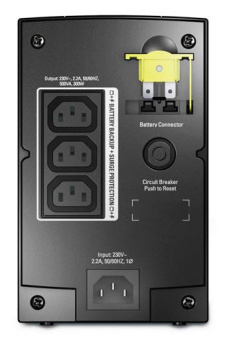 Источник бесперебойного питания APC Back-UPS BX500CI 300Вт 500ВА черный от магазина РЭССИ