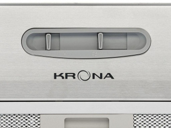 Вытяжка встраиваемая Krona Runa 600 S нержавеющая сталь управление: кнопочное (1 мотор) от магазина РЭССИ