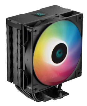 Устройство охлаждения(кулер) Deepcool AG400 Digital Bk ARGB Soc-AM5/AM4/1151/1200/1700 черный 4-pin Al+Cu LCD 220W 636gr Ret (R-AG400-BKADMN-G-1) от магазина РЭССИ