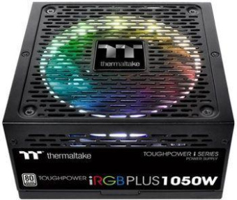 Блок питания Thermaltake ATX 1050W Toughpower iRGB Plus 80+ platinum 24+2x(4+4) pin APFC 140mm fan color LED 12xSATA Cab Manag RTL от магазина РЭССИ