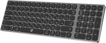 Клавиатура Оклик K767W серый/черный USB беспроводная BT/Radio slim Multimedia (2002135) от магазина РЭССИ
