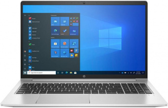 Ноутбук HP ProBook 455 G8 Ryzen 5 5650U 8Gb SSD256Gb AMD Radeon 15.6" UWVA FHD (1920x1080) Free DOS silver WiFi BT Cam (45N01ES) от магазина РЭССИ