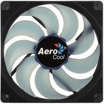 Вентилятор Aerocool MOTION 12 PLUS BLUE 120x120mm 3-pin 4-pin (Molex)22dB 160gr LED Ret от магазина РЭССИ
