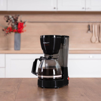 Кофеварка капельная Scarlett With Love SC-CM33008 600Вт черный от магазина РЭССИ