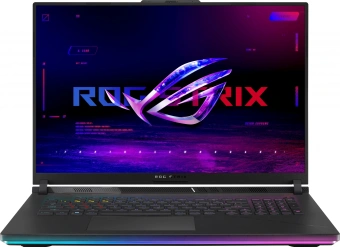 Ноутбук Asus ROG Strix Scar 18 G834JYR-R6153W Core i9 14900HX 64Gb SSD2Tb NVIDIA GeForce RTX4090 16Gb 18" IPS WQXGA (2560x1600) Windows 11 Home black WiFi BT Cam (90NR0IP2-M00780) от магазина РЭССИ