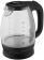 Чайник электрический Scarlett SC-EK27G34 1.7л. 2200Вт черный (корпус: стекло) от магазина РЭССИ