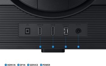 Монитор Samsung 27" Odyssey G5 S27DG500EIXCI черный IPS LED 16:9 HDMI полуматовая HAS Piv 1000:1 350cd 178гр/178гр 2560x1440 180Hz FreeSync DP QHD 6.4кг от магазина РЭССИ