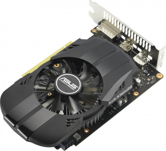 Видеокарта Asus PCI-E PH-GTX1650-O4GD6-P-EVO NVIDIA GeForce GTX 1650 4096Mb 128 GDDR6 1605/12000 DVIx1 HDMIx1 DPx1 HDCP Ret от магазина РЭССИ