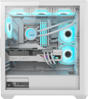 Корпус Formula Air Power G5 Plus белый без БП ATX 2xUSB2.0 audio bott PSU от магазина РЭССИ