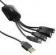 Разветвитель USB 2.0 Buro BU-HUB4-0.3-U2.0-Splitter 4порт. черный от магазина РЭССИ
